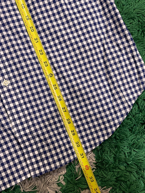 Polo Ralph Lauren NWT Gingham Check Shirt Blue/Red Pony Button Down
