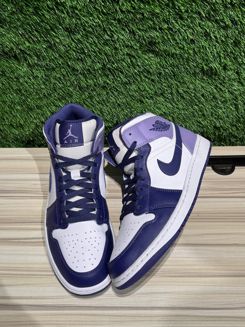 Jordan 1 Mid Blueberry Sz 10