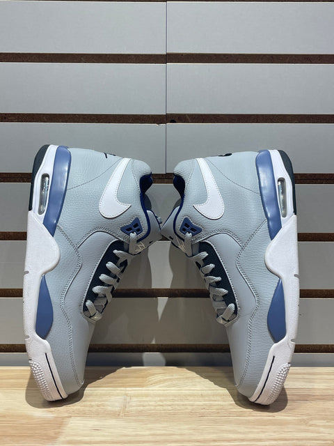 Nike Flight Legacy Wolf Grey Mystic Navy Sz 10