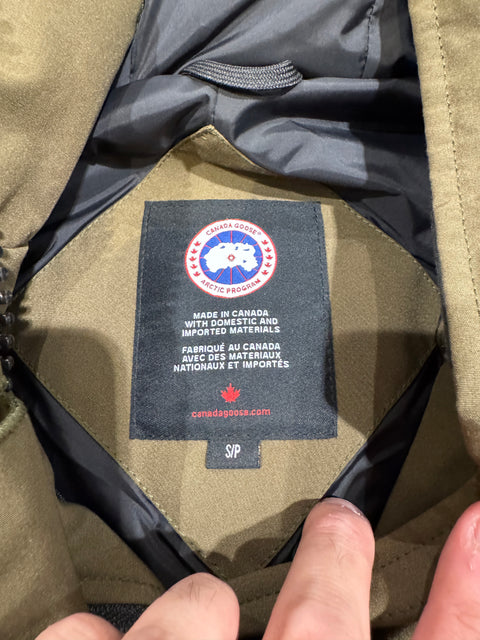 Womens's Canada Goose Green Rossclair Parka Sz S