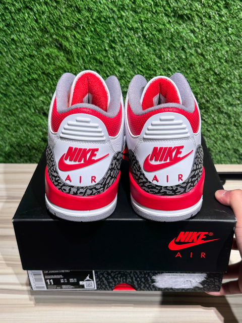 Jordan 3 Retro Fire Red (2022) Sz 12M