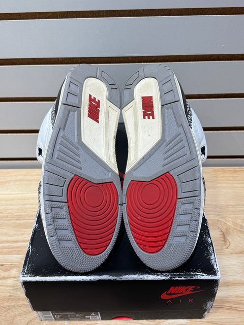Jordan 3 Retro White Cement Reimagined Sz 8.5M