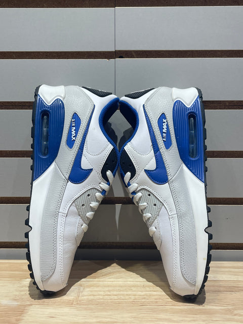 Nike Air Max 90 White Game Royal Photon Dust Sz 9.5