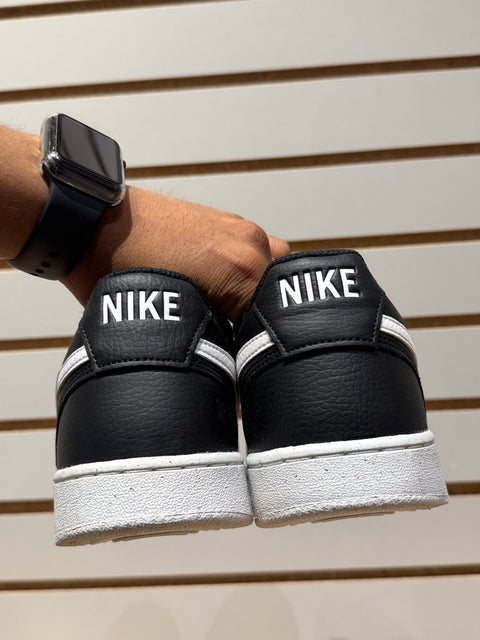 Nike Court Vision Low Next Nature Black White Sz 9.5M