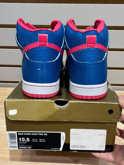 Nike SB Dunk High Pro Mr. Todd Bratrud Sz 10.5