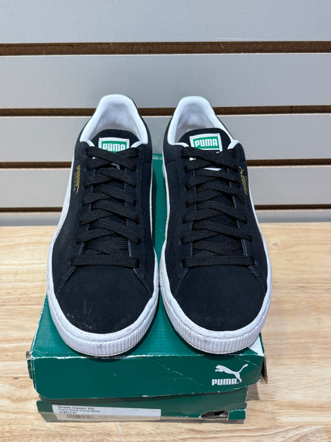 Puma Suede Classic XXI Black White Sz 9M