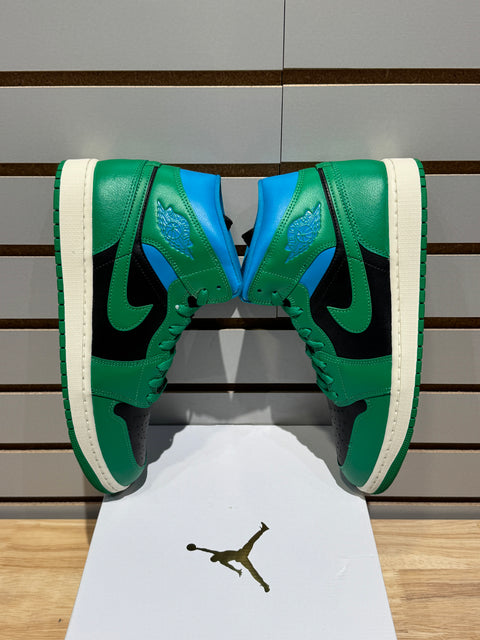 Jordan 1 Mid Lucky Green Aquatone (Women's) Sz 10.5