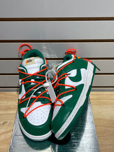 Nike Dunk Low Off-White Pine Green Sz 10.5