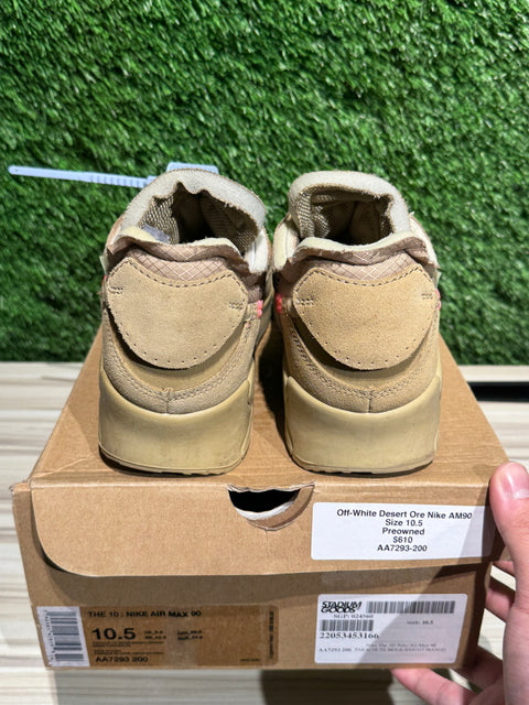 Nike Air Max 90 Off-White Desert Ore Sz 10.5