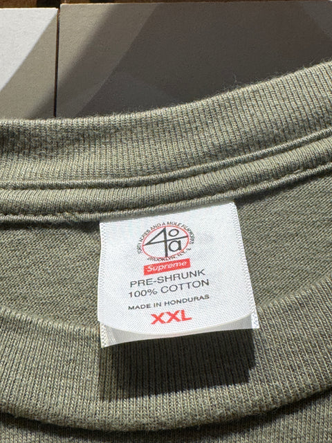 Supreme 40 Acres Spike Tee Olive Sz XXL