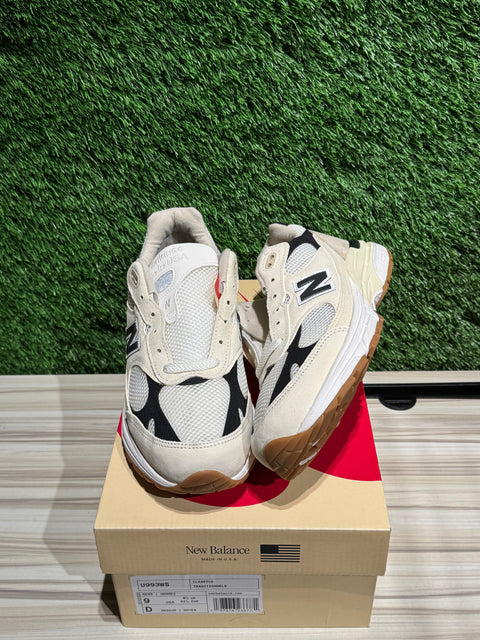 New Balance 993 MiUSA Teddy Santis Sea Salt Black Sz 9