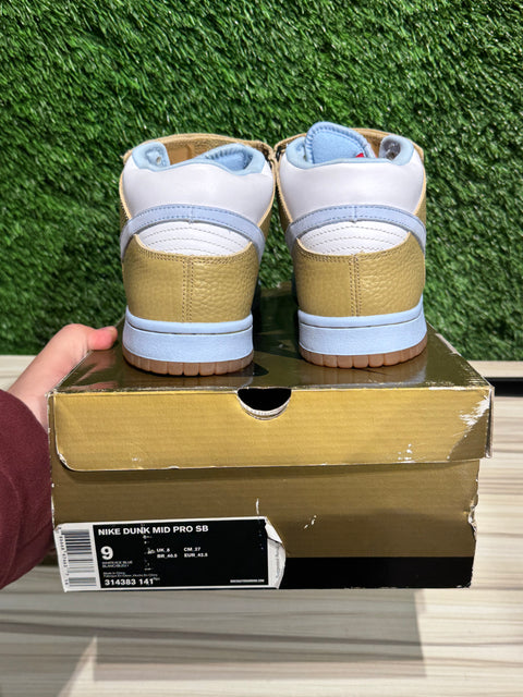 Nike SB Dunk Mid Clubber Lang Sz 9