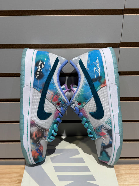 Nike SB Dunk Low Futura Laboratories Bleached Aqua Sz 9.5
