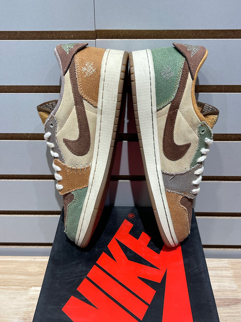 Jordan 1 Retro Low OG Zion Williamson Voodoo Sz 9