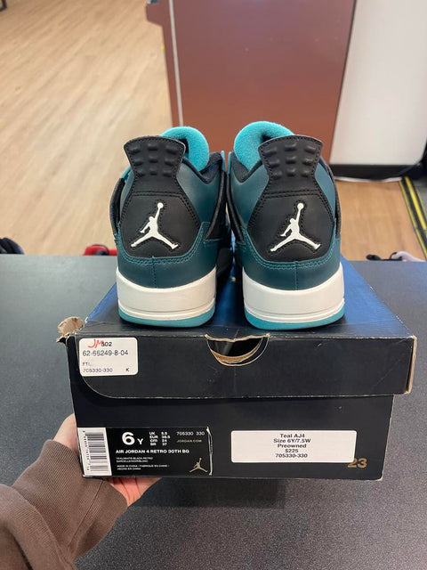 Jordan 4 Retro Teal (GS) Sz 6Y