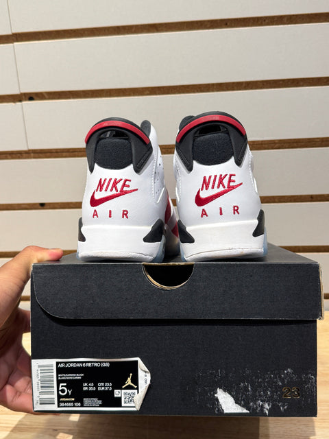 Jordan 6 Retro Carmine (2021) (GS) Sz 5Y