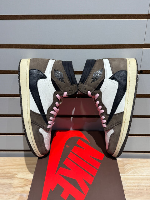 Jordan 1 Retro High OG SP Travis Scott Mocha Sz 8