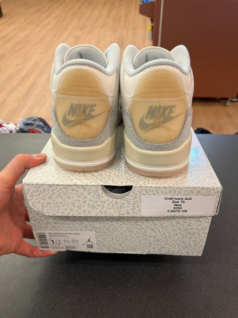 Jordan 3 Retro Craft Ivory