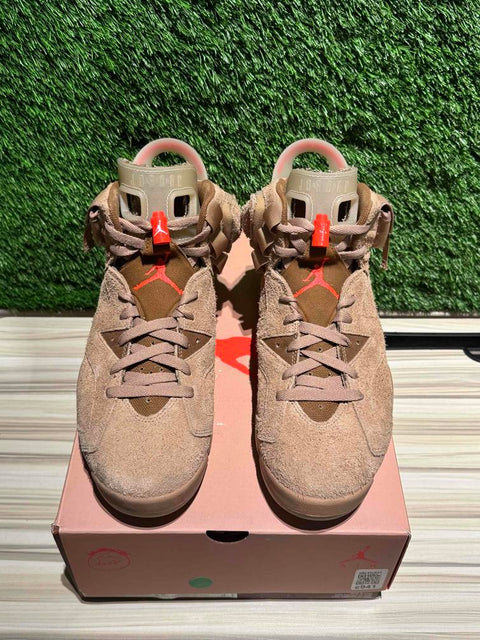 Jordan 6 Retro Travis Scott British Khaki Sz 9M