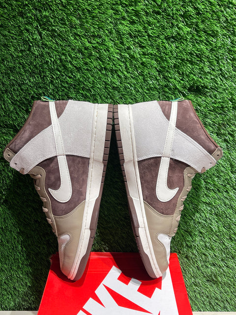 Nike Dunk High Light Chocolate Sz 12M