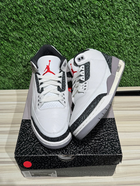 Jordan 3 Retro Cement Grey Sz 8M