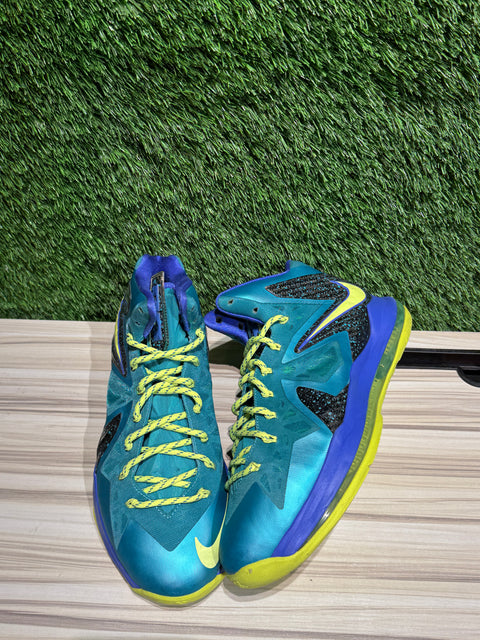 Nike LeBron X Elite Miami Dade Sz 10