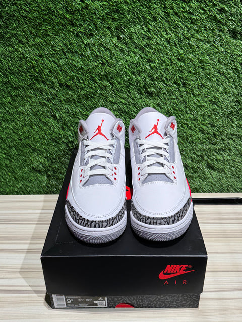 Jordan 3 Retro Fire Red (2022) Sz 9.5M