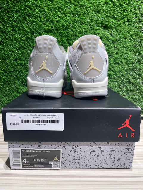 Jordan 4 Retro SE Craft Photon Dust (GS) 4Y