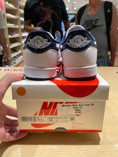 Jordan 1 Retro Low 85 Metallic Blue