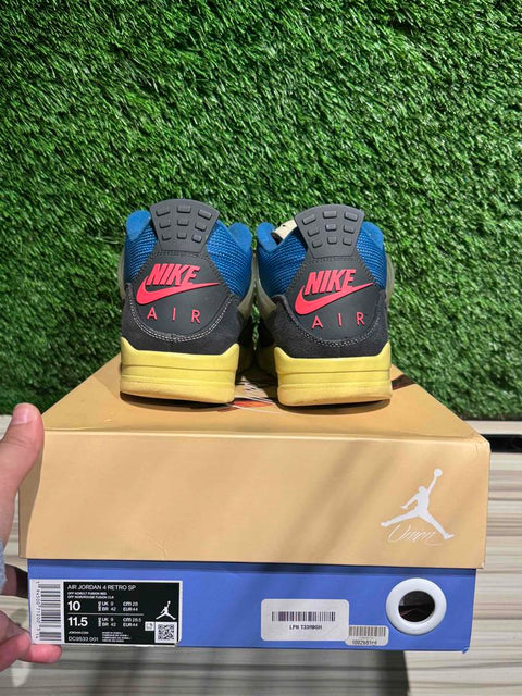 Jordan 4 Retro Union Off Noir Sz 10M