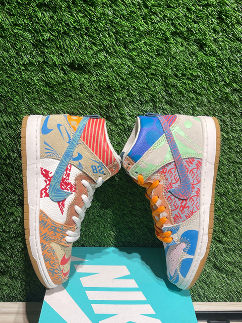 Nike SB Dunk High Thomas Campbell What the Dunk Sz 8M