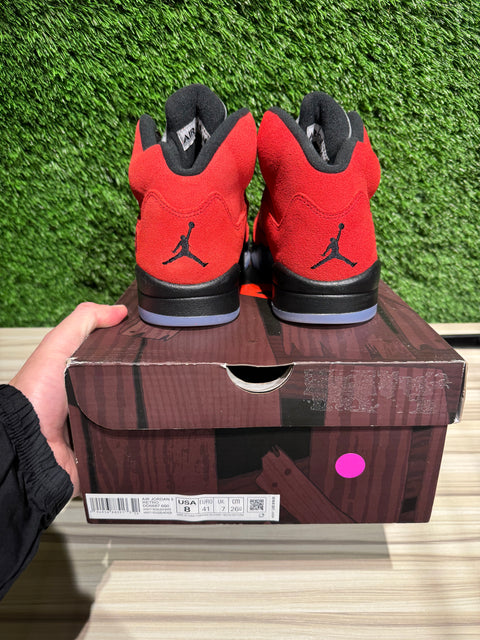 Jordan 5 Retro Raging Bull Red (2021) Sz 8