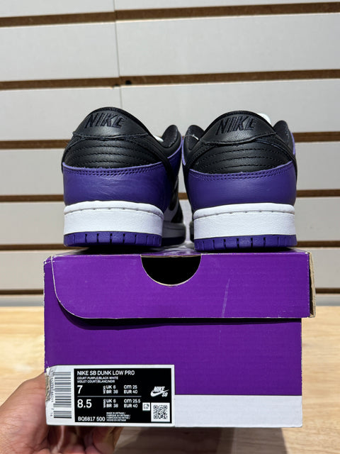 Nike SB Dunk Low Court Purple Sz 7