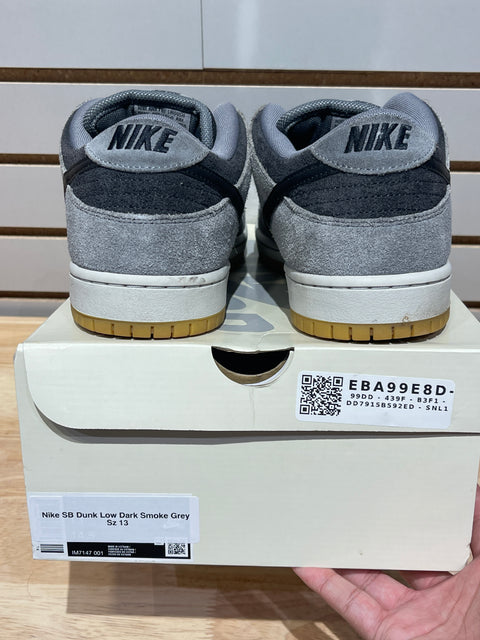 Nike SB Dunk Low Dark Smoke Grey Sz 13