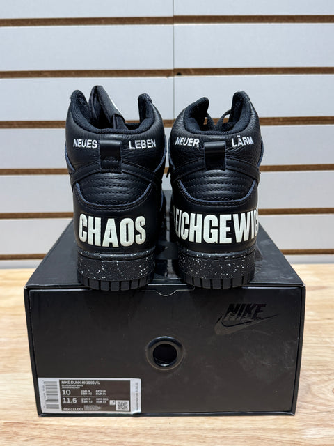 Nike Dunk High Undercover Chaos Black Sz 10