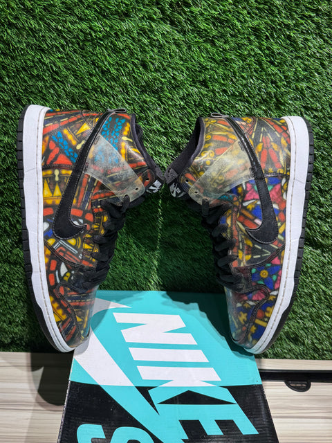Nike SB Dunk High Concepts Stained Glass Sz 11.5