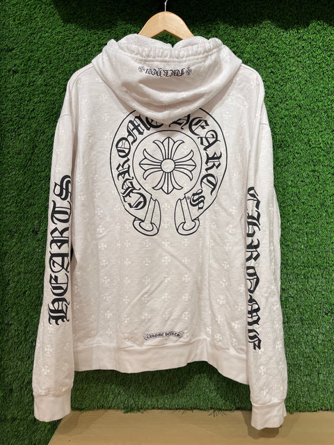 Chrome Hearts All Over Cross Hoodie Sz L