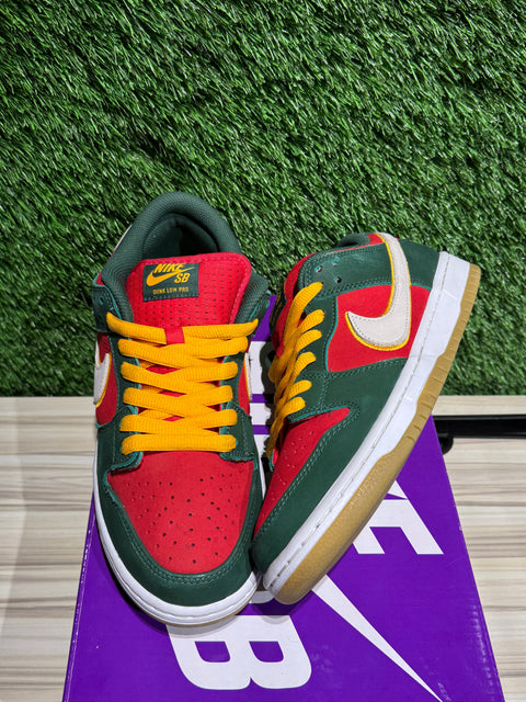 Nike SB Dunk Low Pro PRM Seattle Supersonics Sz 9.5M