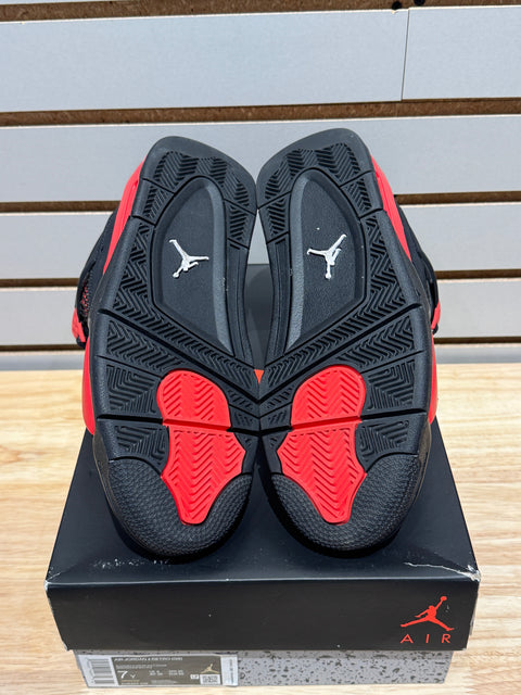 Jordan 4 Retro Red Thunder (GS) Sz 7Y