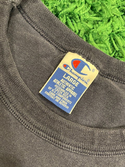 Vintage 1996 Champion Mariners Diamond Collection Navy Shirt