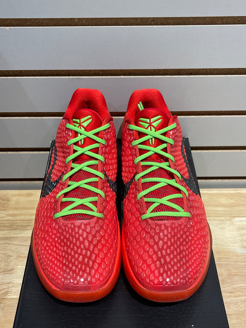 Nike Kobe 6 Protro Reverse Grinch Sz 11.5M