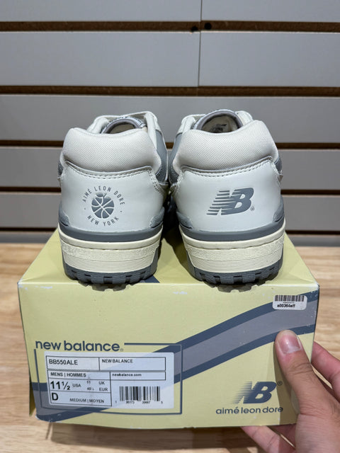 New Balance 550 Aime Leon Dore White Grey Sz 11.5