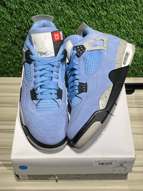 Jordan 4 Retro University Blue Sz 11M