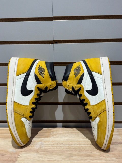 Jordan 1 Retro High OG Yellow Ochre Sz 9.5M