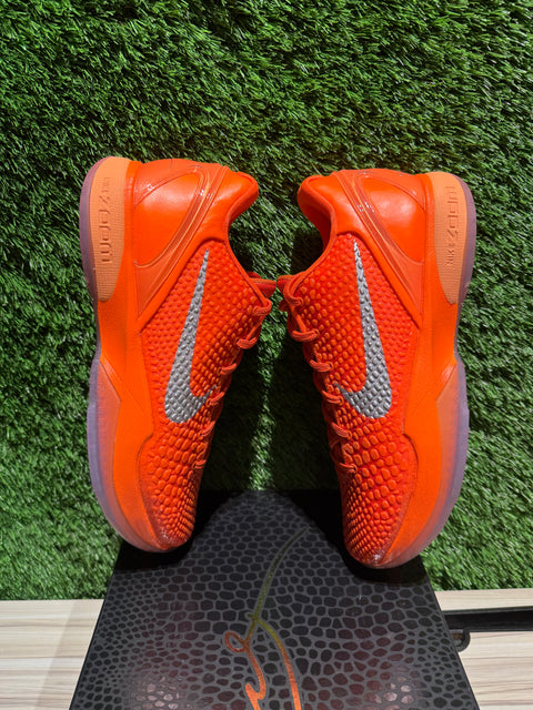 Nike Kobe 6 Protro Total Orange Sz 9