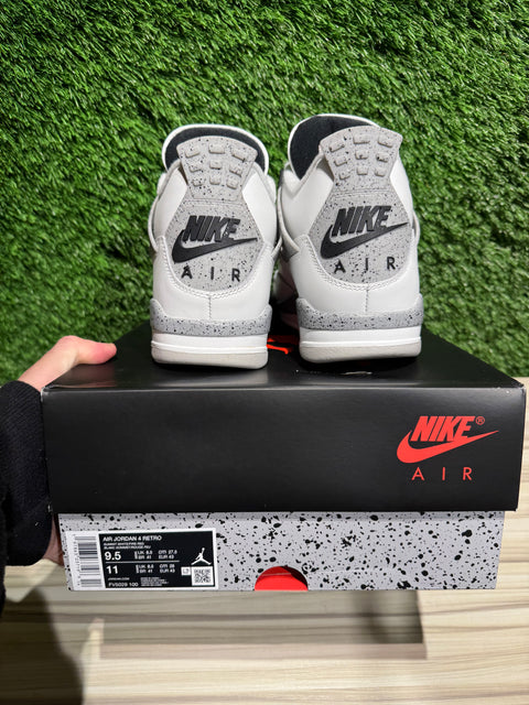 Jordan 4 Retro White Cement (2025) Sz 9.5M