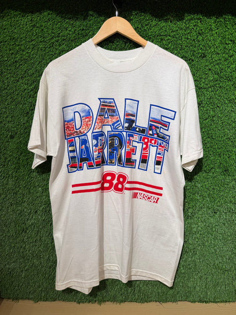 Vintage Dale Jarrett 88 Nascar Tee Sz L
