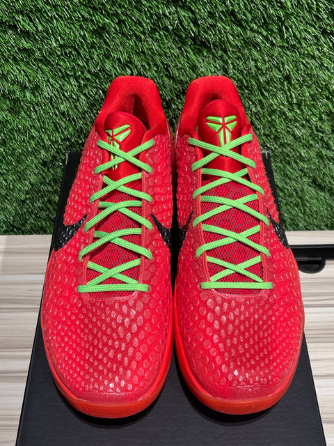 Nike Kobe 6 Protro Reverse Grinch Sz 12