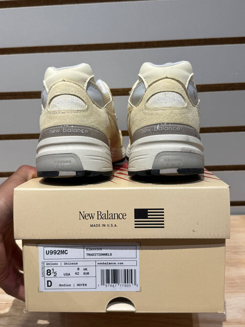 New Balance 992 MiUSA Calcium Sz 8.5M