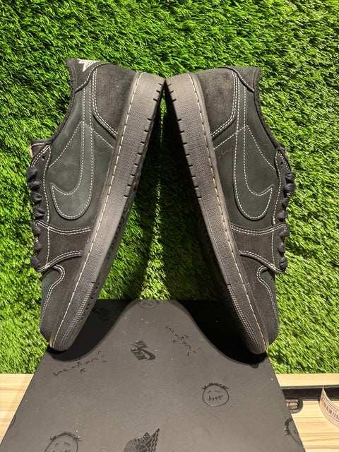 Jordan 1 Retro Low OG SP Travis Scott Black Phantom Sz 11